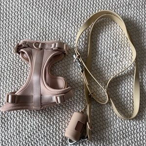 Wild One Tan Harness and Leash